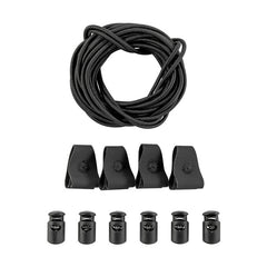 Tasmanian Tiger Bungee Cord Set фиксираща сада, черна