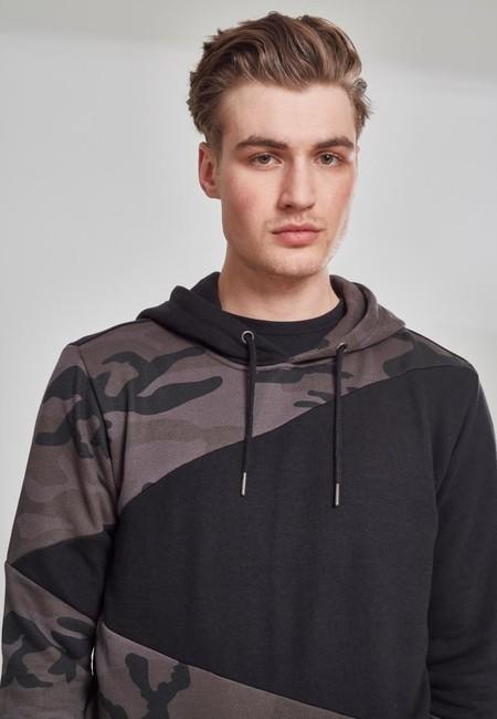 Urban Classics Zig Zag суитшърт, тъмен камуфлаж