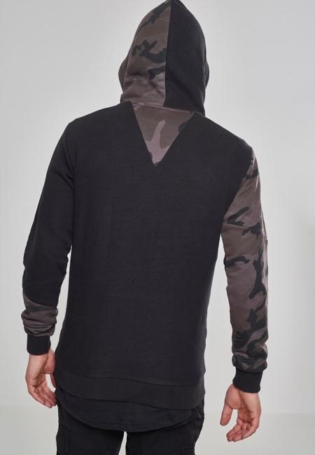 Urban Classics Zig Zag суитшърт, тъмен камуфлаж