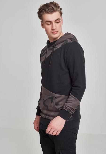 Urban Classics Zig Zag суитшърт, тъмен камуфлаж