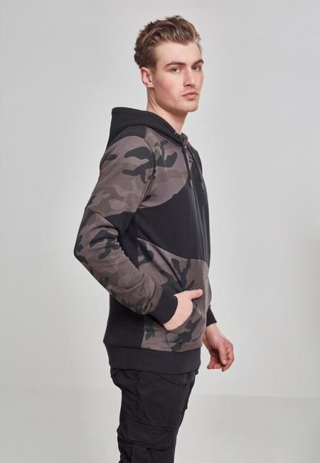 Urban Classics Zig Zag суитшърт, тъмен камуфлаж