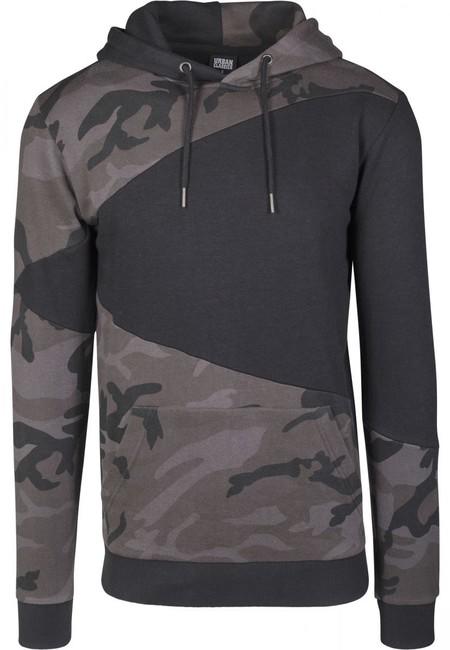 Urban Classics Zig Zag суитшърт, тъмен камуфлаж