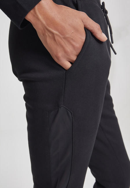 Urban Classics Tech Mesh Side Stripe дамски анцуг, черни