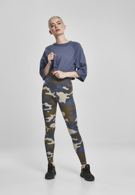 Urban Classics Camo Tech дамски леги, маслинен camo