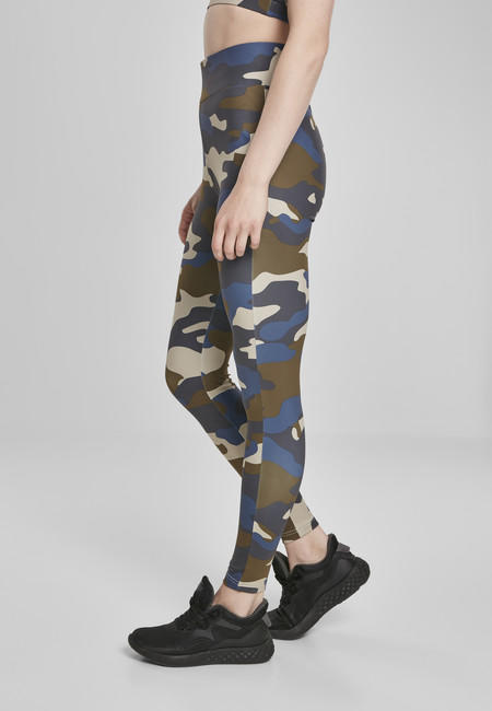 Urban Classics Camo Tech дамски леги, маслинен camo