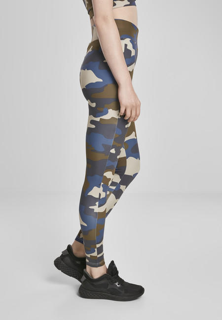 Urban Classics Camo Tech дамски леги, маслинен camo