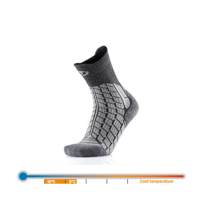 Therm-ic туристически чорапи, сив/бледо сив