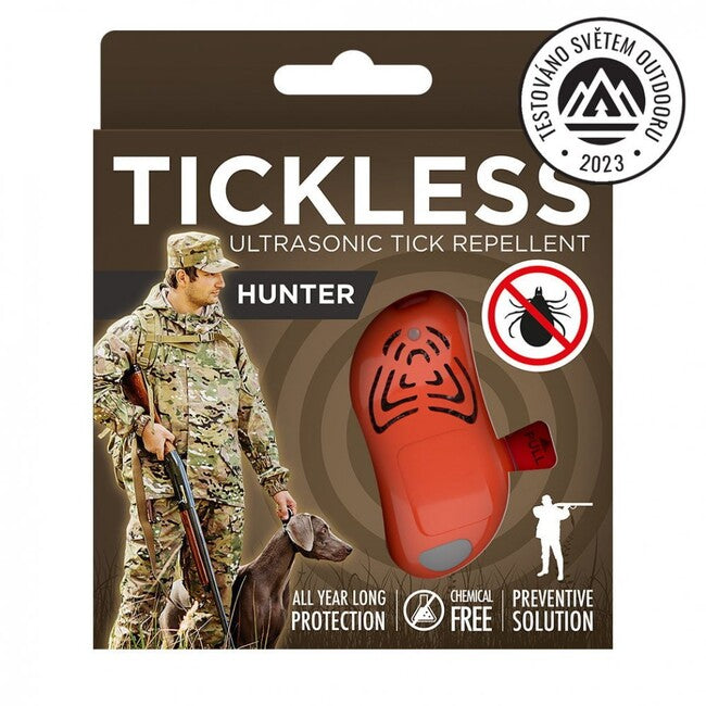 Tickless Hunter ултразвуков репелент против кърлежи, оранжев