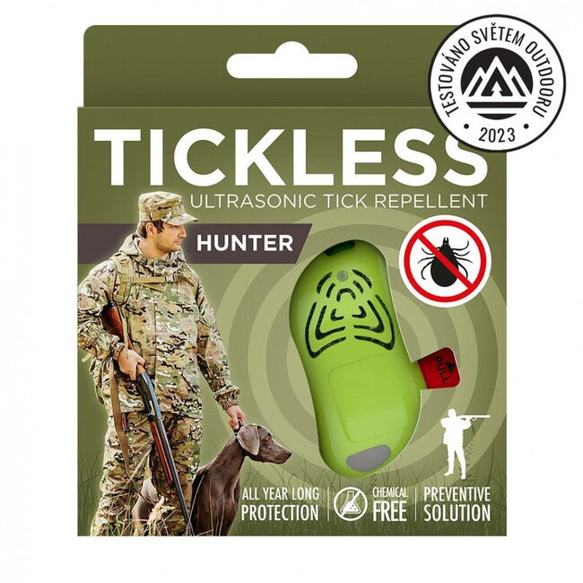 Tickless Hunter ултразвуков прогонител на кърлежи, зелен