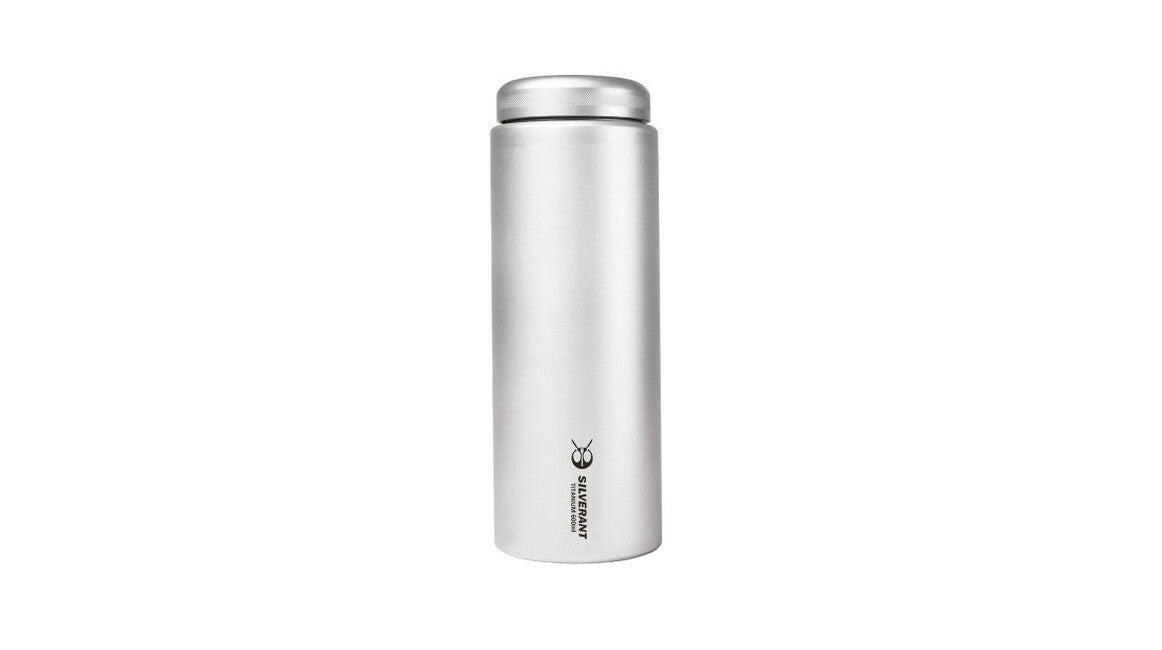 Silverant титанова бутилка с плоско капаче, 600 ml