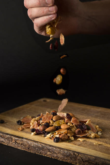 Adventure Menu Trail Mix Cranberry Turkey jerky Walnuts 100g