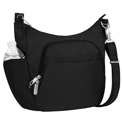 Travelon Classic Lady чанта през рамо срещу кража Crossbody, черна
