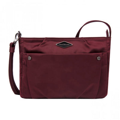 Travelon Parkview Small чанта през рамо против кражба Crossbody, кафява