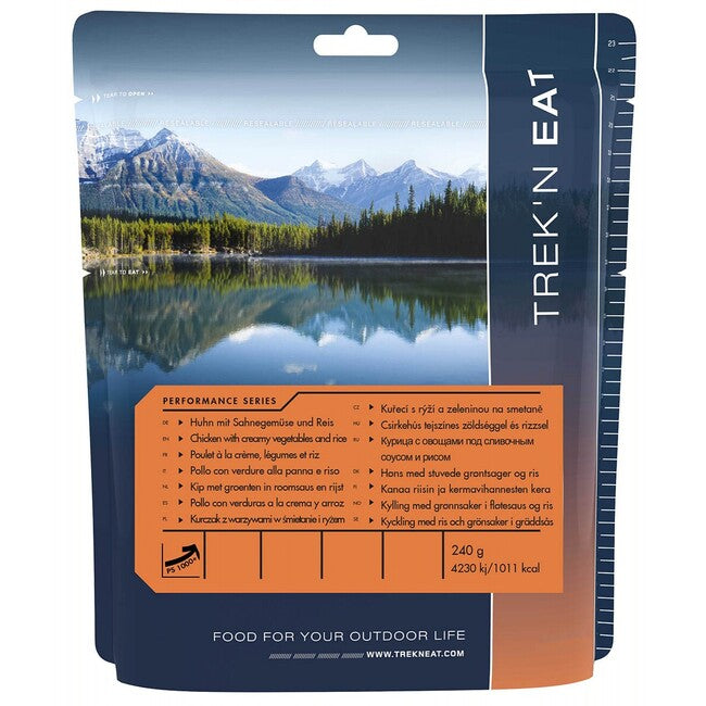 Trek'n Eat Пилешко месо със сметанна зеленина и ориз PS