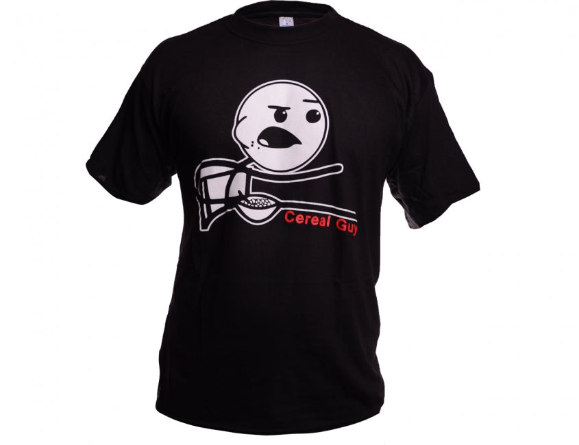 O&T Funny cereal guy смешна черна тениска