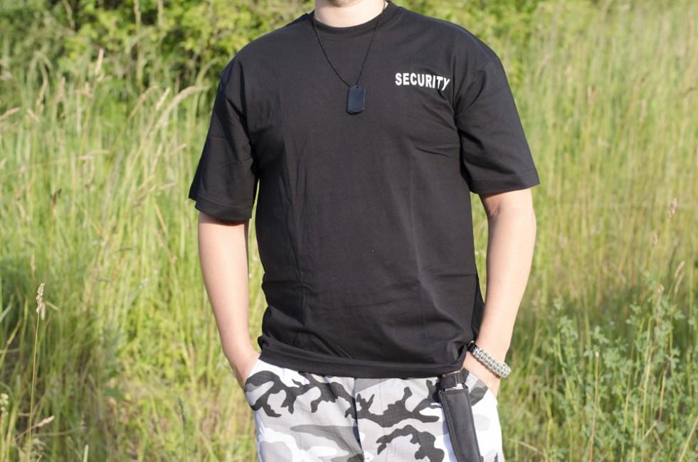 MFH Security тениска 160g/m2, черна
