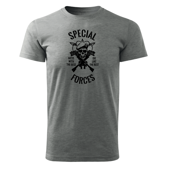 DRAGOWA Special Forces къса тениска 160g/m2, сива