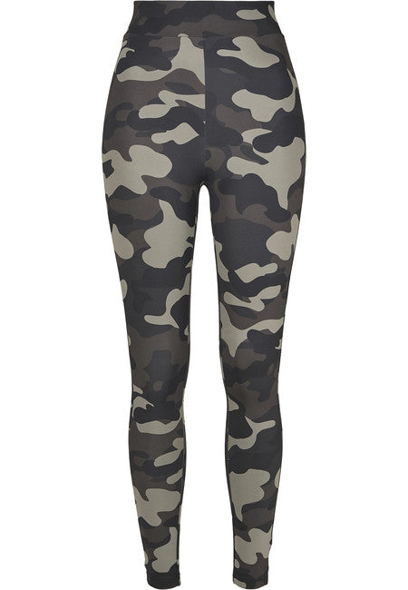 Urban Classics Camo Tech дамски лосинки, тъмен камуфлаж