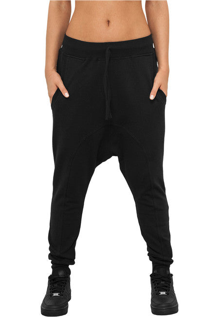 Urban Classics Light Fleece Sarouel дамски анцуг, черен