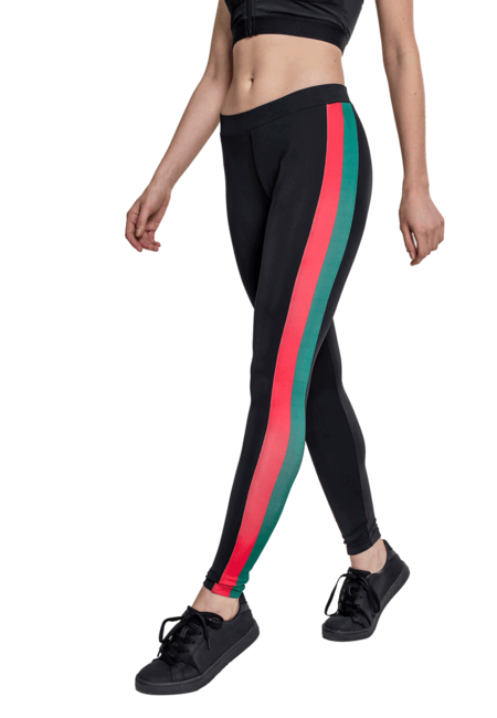 Urban Classics Side Stripe дамски легинси, черни
