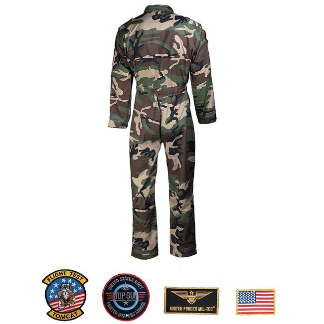 Mil-Tec Flight гащеризон overall, Woodland