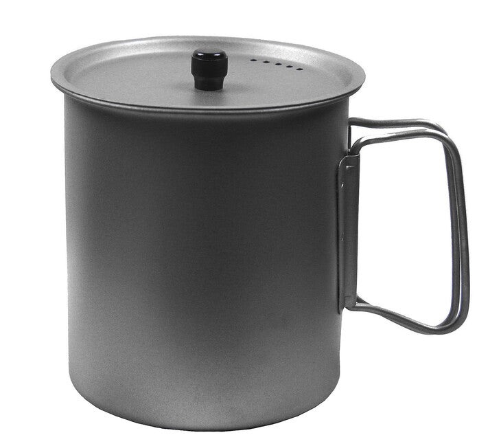 Чаша Vargo Ti-лайт Mug титанова ултралека с капак, 0,75 L