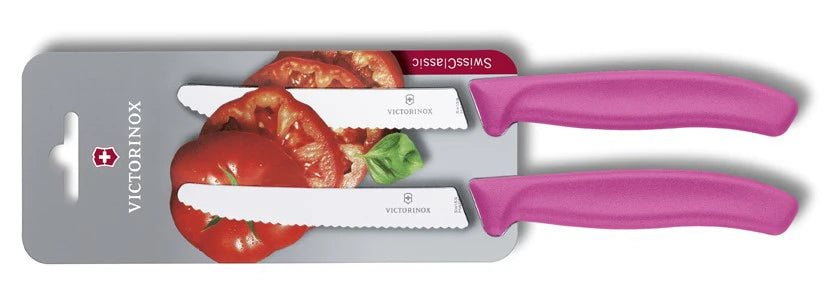 Victorinox Swiss Classic 2-части комплект ножове за доматите, розова