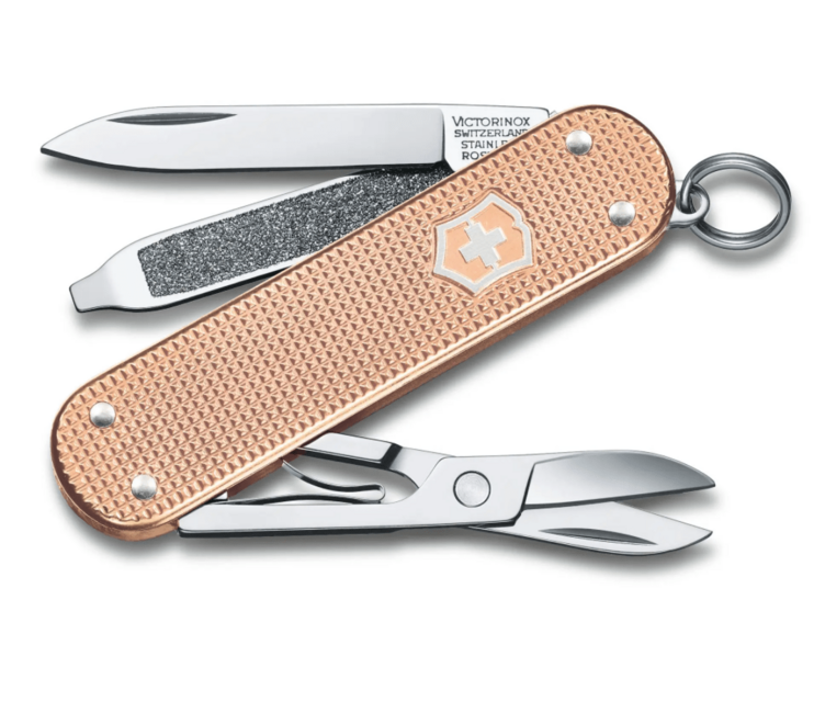 Victorinox Classic Colors Alox многофункционален нож Fresh Peach 58 mm, оранжев, 5 функции