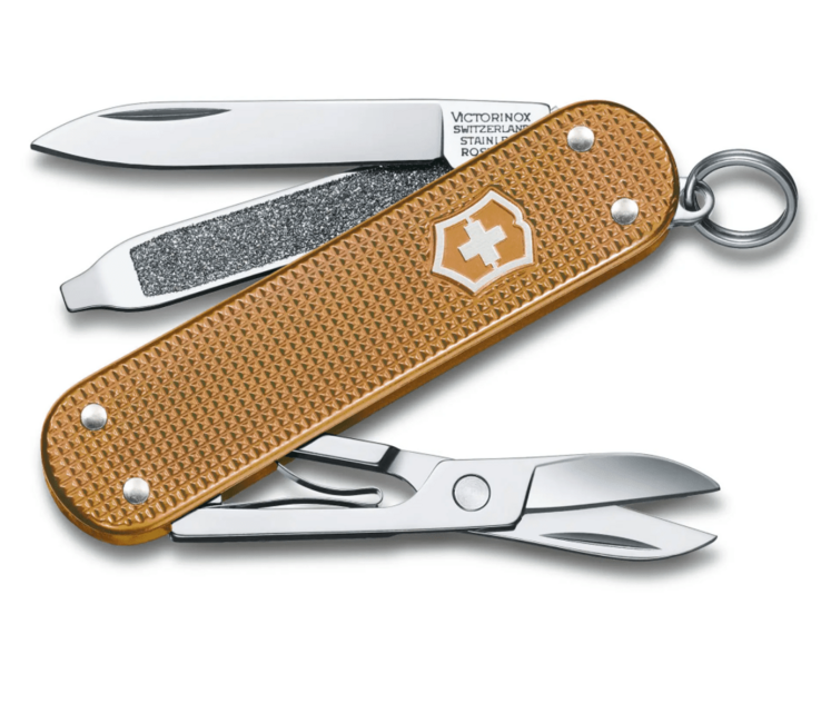 Victorinox Classic Colors Alox многофункционален нож 58 mm Wet Sand, каки, 5 функции
