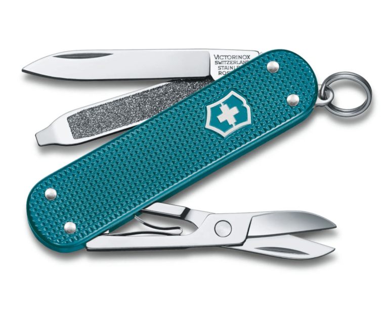 Victorinox Classic Colors Alox Wild Jungle многофункционален нож 58 mm, тюркоазен, 5 функции