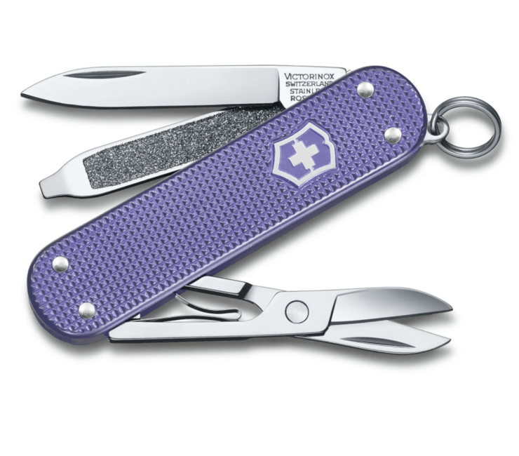Victorinox Classic Colors електрически Lavender многофункционален нож 58 mm, лилав, 5 функции