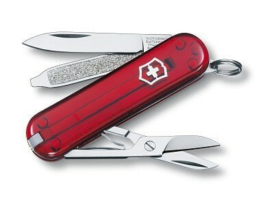 Victorinox Classic многофункционален нож 58 мм, червен, 7 функции