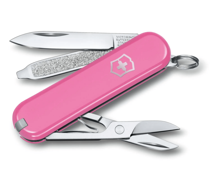 Victorinox Classic SD Colors многофункционален нож Cherry Blossom, розова, 7 функции, блистер