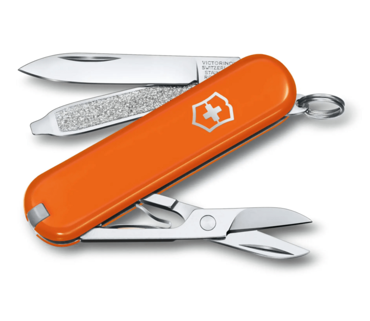 Victorinox Classic SD Colors многофункционален нож Mango Tango, оранжев, 7 функции