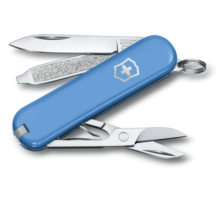 Victorinox Classic SD Colors Summer Rain многофункционален нож, светлосин, 7 функции