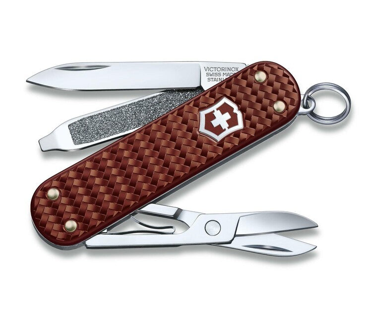 Victorinox Classic SD Precious Alox многофункционален нож 58mm каша­нова кафява, Hazel Brown