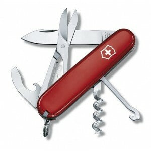 Victorinox Compact многофункционален нож 91 mm, червен, 15 функции
