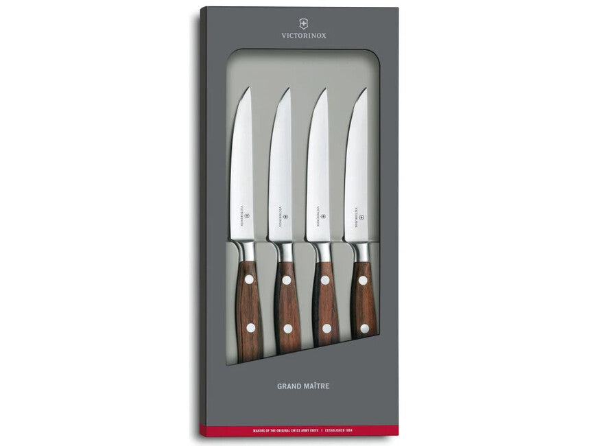 Victorinox Grand Maitre дървен комплект ножове за стек, 4 бр.
