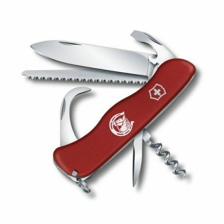 Victorinox Equestrian многофункционален нож 111 mm, червен, 12 функции, езден мотив