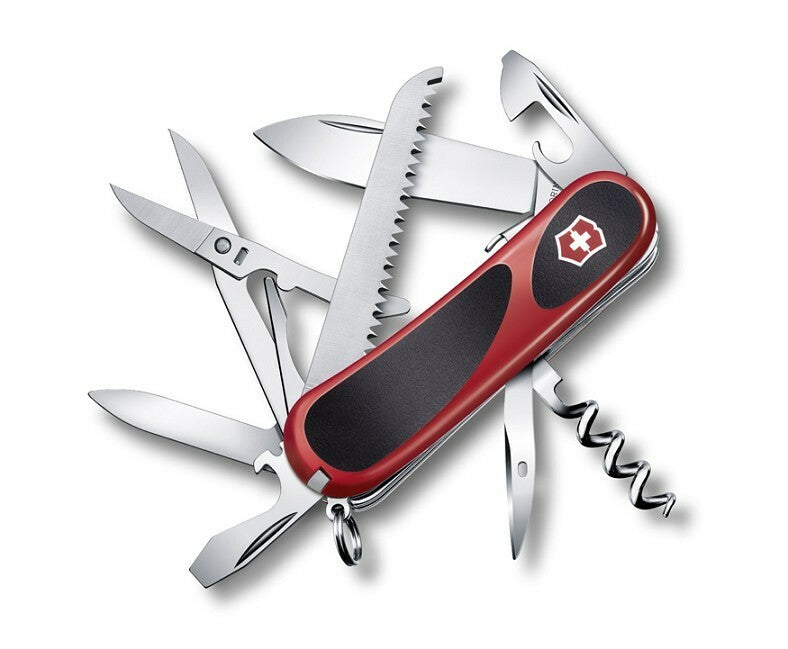 Victorinox EvoGrip S17 многофункционален нож 85 mm, черно-червен, 15 функции