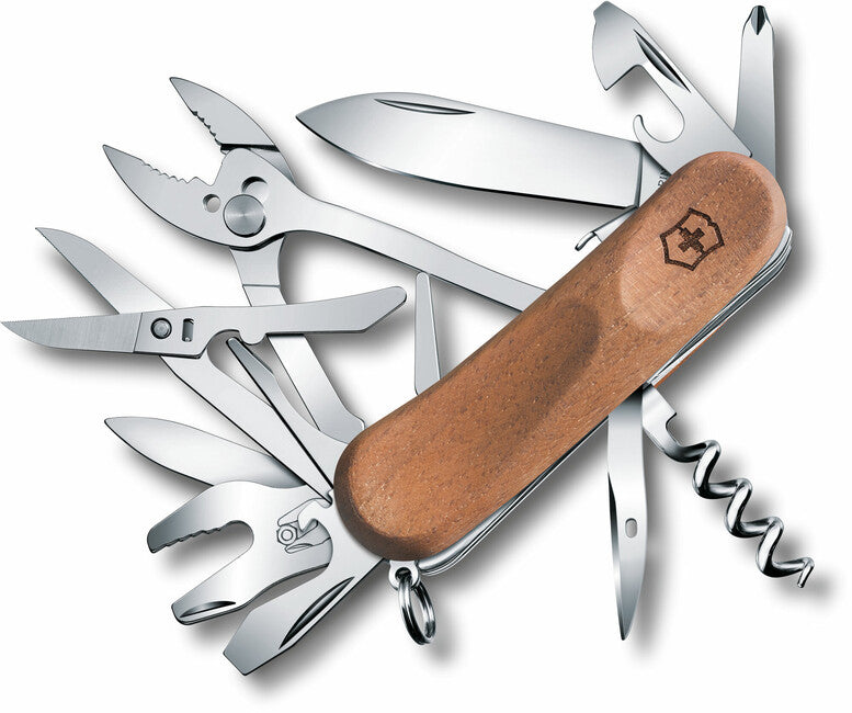 Victorinox EvoWood 17 мултифункционален нож 85 mm блистер, орехово дърво, 13 функции