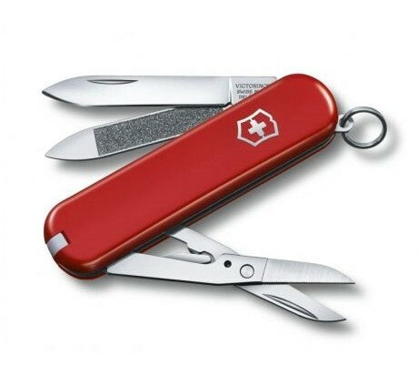 Victorinox Executive 81 малък многофункционален нож 65 mm, 6 функции, червена