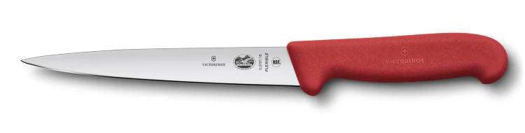 Victorinox Филетен нож Fibrox, червен