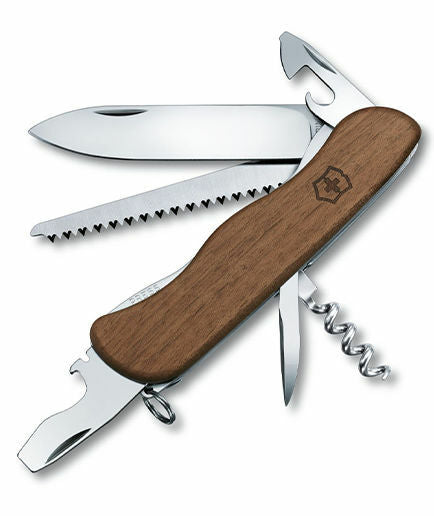 Victorinox Forester многофункционален нож Wood 111 mm, орехово дърво, 10 функции