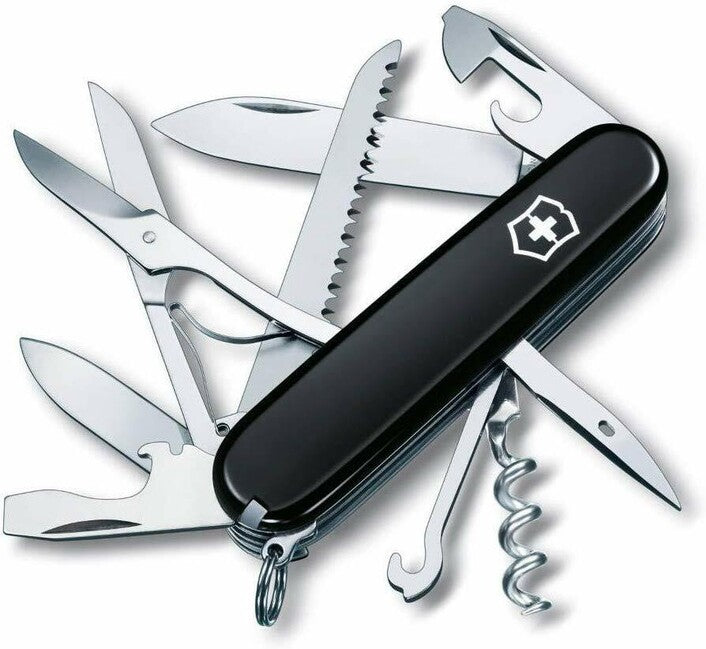 Victorinox HUNTSMAN многофункционален нож 91 mm, черен, 15 функции