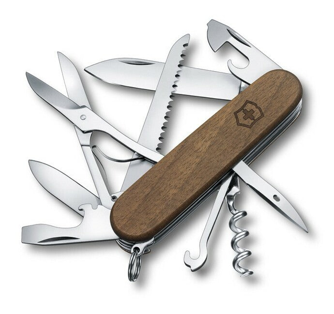 Victorinox Huntsman Wood многофункционален нож 91 mm, орехово дърво, 13 функции