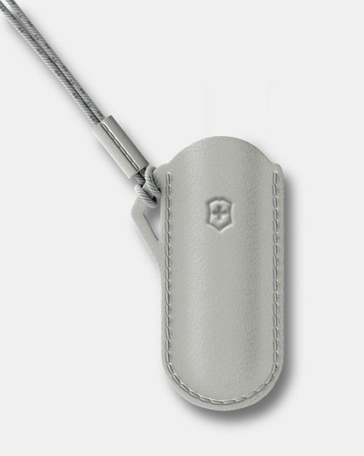 Victorinox кожен калъф за джобен нож, сив