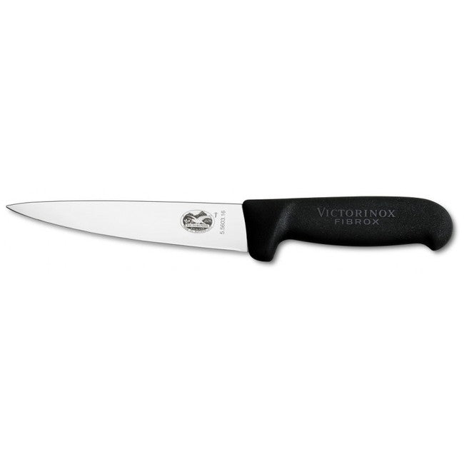 Victorinox Fibrox месарски нож, черен