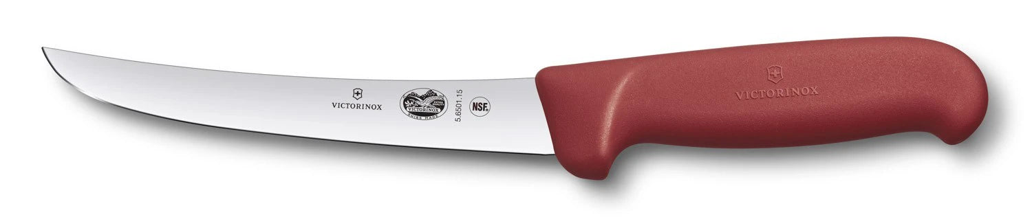 Victorinox Fibrox кухненски нож за обезкостяване, червен