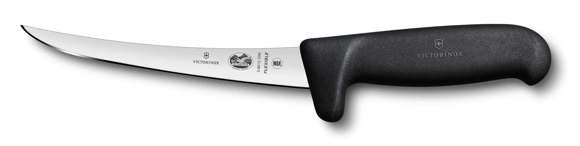 Victorinox Fibrox Кухненски нож за обезкостяване с противоплъзгащо захващане, черен